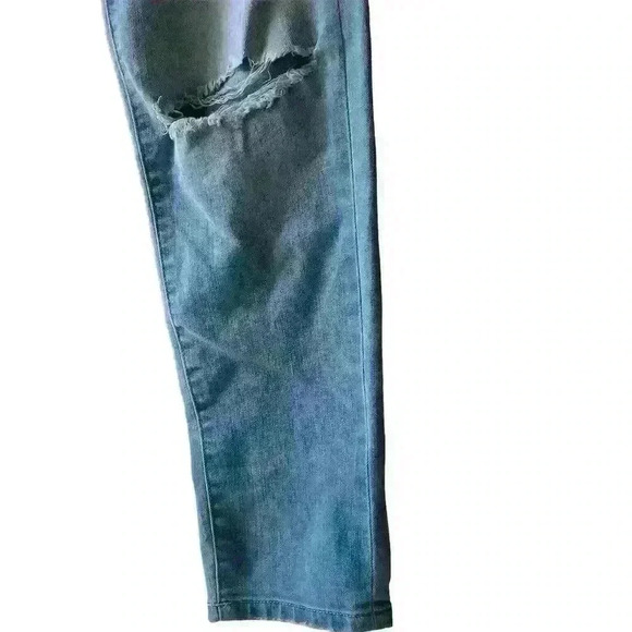 Vervet Women's Ankle Skinny Fit Distressed Denim Jeans Size 28 Blue - Picture 9 of 12